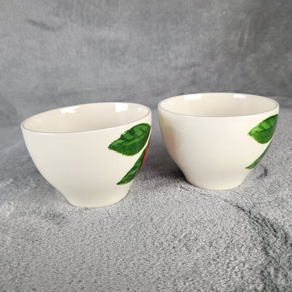 Metlox Poppytrail California Apple 2 Cup & Saucers & Sugar Bowl 1949 VTG MCM - Picture 9 of 16